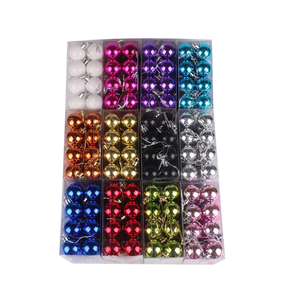 Christmas Tree Decoration Balls 24pcs Liquidations 3cm Decorations Large Spheres Sale Ornaments Novelty Supplies Home christmas decorations