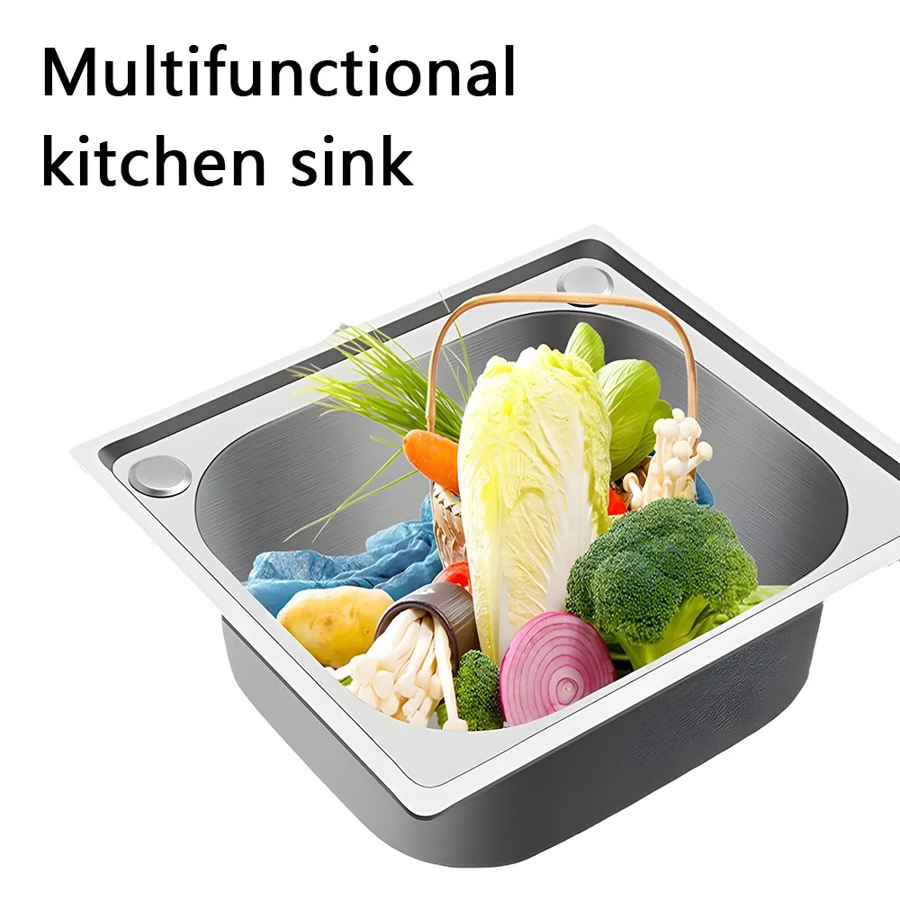 304 Stainless Steel Sink kitchen sink kitchen accessories Undermount Sink multifunctional kitchen Dishwashing sink