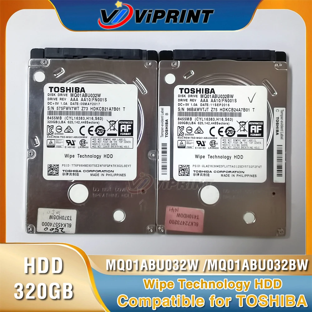 Wipe Technology HDD 320G DRIVE For Toshiba e-STUDIO 2508 2508A