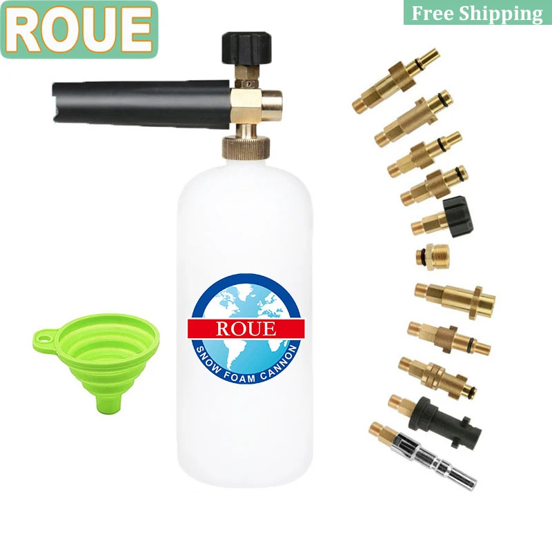 Roue Car Wash Snow Foam Lance For Karcher Lavor Huter Nilfisk Adaptors Soap Foamer Gun Washer