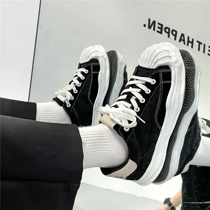 Fashion Casual Men's Shoes 2022 Summer New Shell Head Sports Casual Shoes Men's Shoes Simple and Versatile Men's Shoes 3