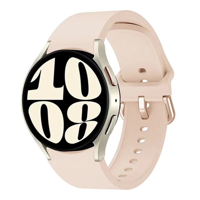 Universal Silicone Smartwatch Bracelet, 20mm/22mm Adjustable Strap