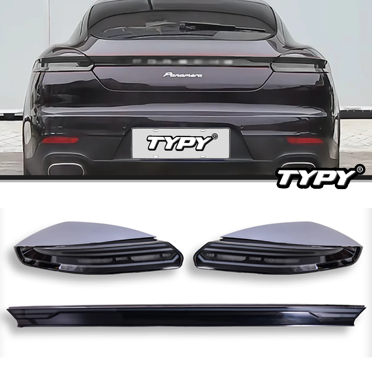 ポルシェパナメーラTYPY-LEDのテールライト,カーアクセサリー,970.2