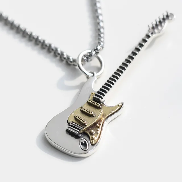 O Colar e Anel de Guitarra Rock Fashion: Um Presente Elegante e Descolado para Homens e Mulheres O Colar e Anel de Guitarra Rock Fashion: Um Presente Elegante e Descolado para Homens e Mulheres