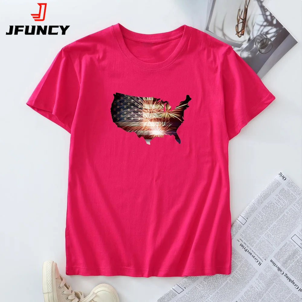 Футболка JFUNCY женская оверсайз