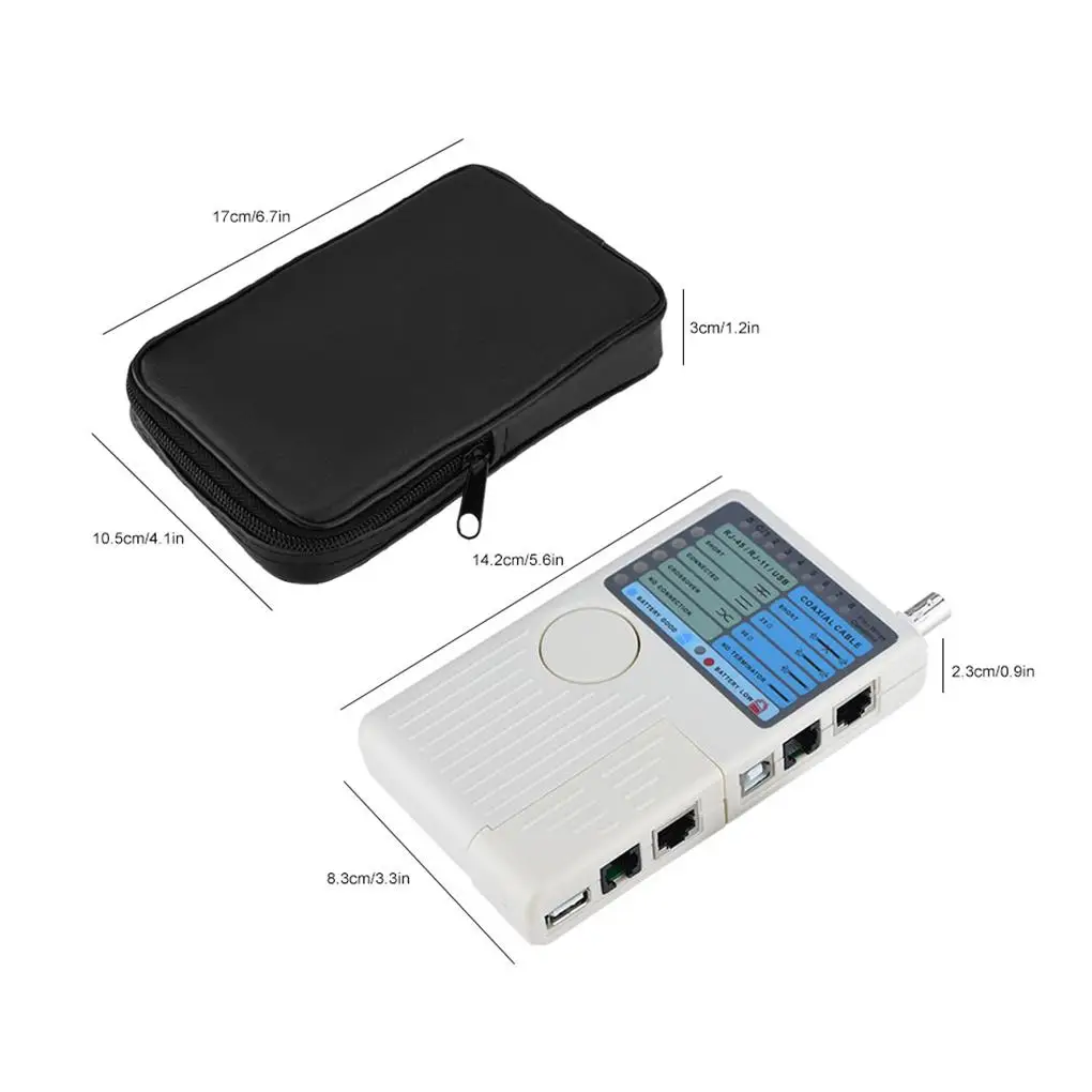 네트워크 인터넷 테스터 교체 핸드헬드 LED 표시기, 홈 네트 바, LAN 케이블 추적기 감지기 도구, 6 포트