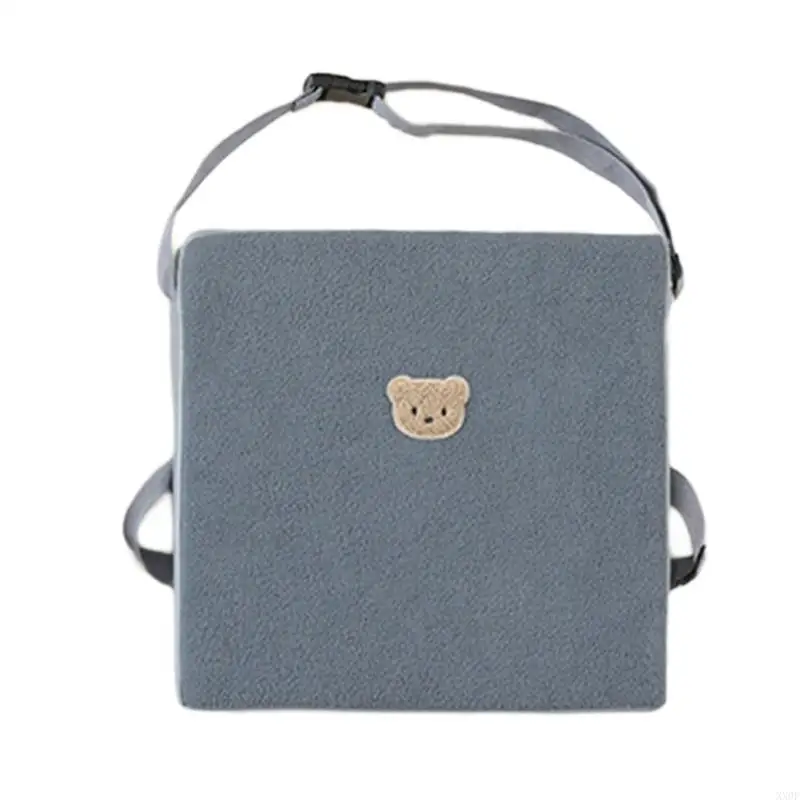 여행용 조절 가능한 벨트가 있는 편안한 휴대용 의자 높이 증가 패드