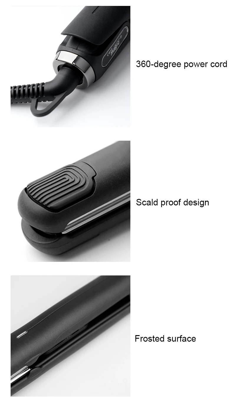 Description Picture 6 of itemCustom OEM Max Hair Irons Super Wide Titanium Plate Flat Iron Professional Wholesale Hair Straightener