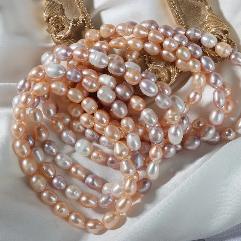 Natural Freshwater Pearl Bracelet for Women White Pink Purple