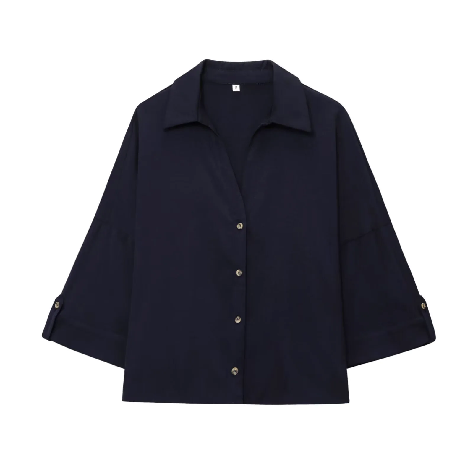navy blue shirt