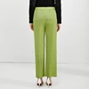 Miyake Women's Casual Elegant Designer Streetwear Loose Plus Size Straight Pleated Pants Trousers Spring Summer Autumn New 5
