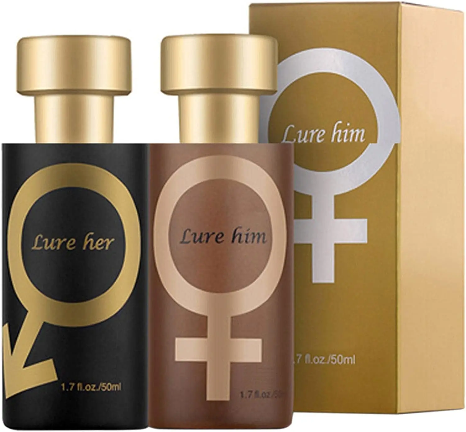 Lure Her Perfume for Men, Lure Her Cologne for Men, Long Lasting Golden