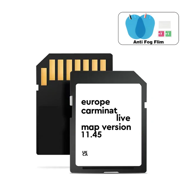 for Renault Megane Clio Laguna Car Navigation Carminal Live 11.45 Sat Nav Part 8201756572 SD Card Update Europe 2025 Maps 8GB