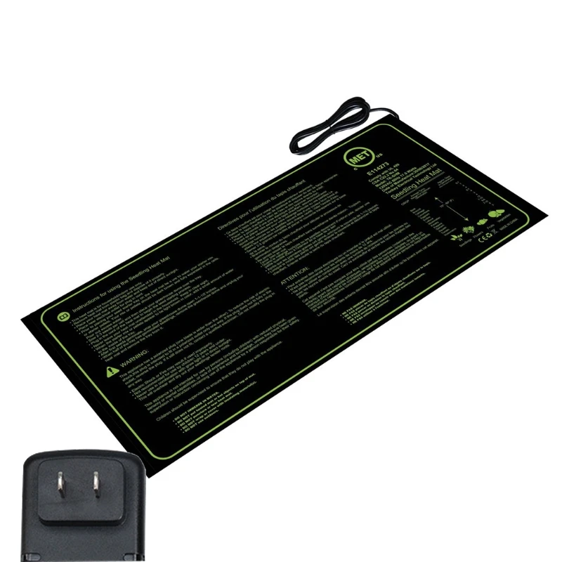 Durable-Waterproof-Seedling-Heat-Mat-20-x-10-Warm-Hydroponic-Heating-Pad.jpg Tartós Vízálló Palánták Hőszőnyeg 20 "X 10" Meleg Hidroponikus Fűtőpad - Image 3