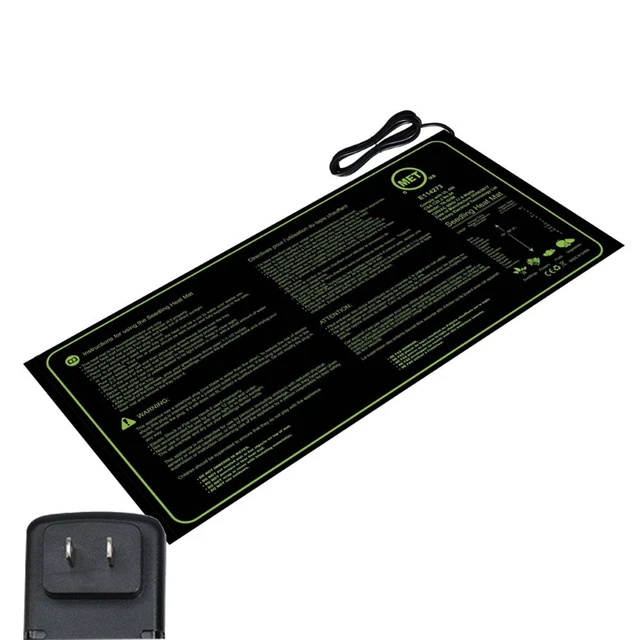 Tartós Vízálló Palánták Hőszőnyeg 20 "X 10" Meleg Hidroponikus Fűtőpad - Image 3