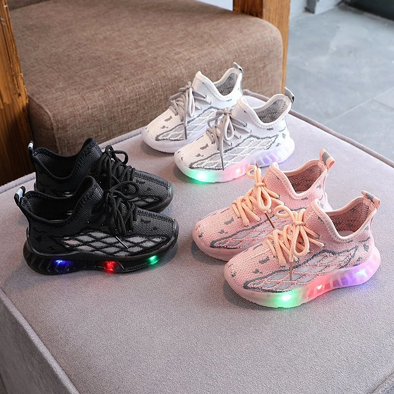 Zapatillas de deporte luminosas niños y niñas, zapatos ligeros de con luz 21 30| | - AliExpress