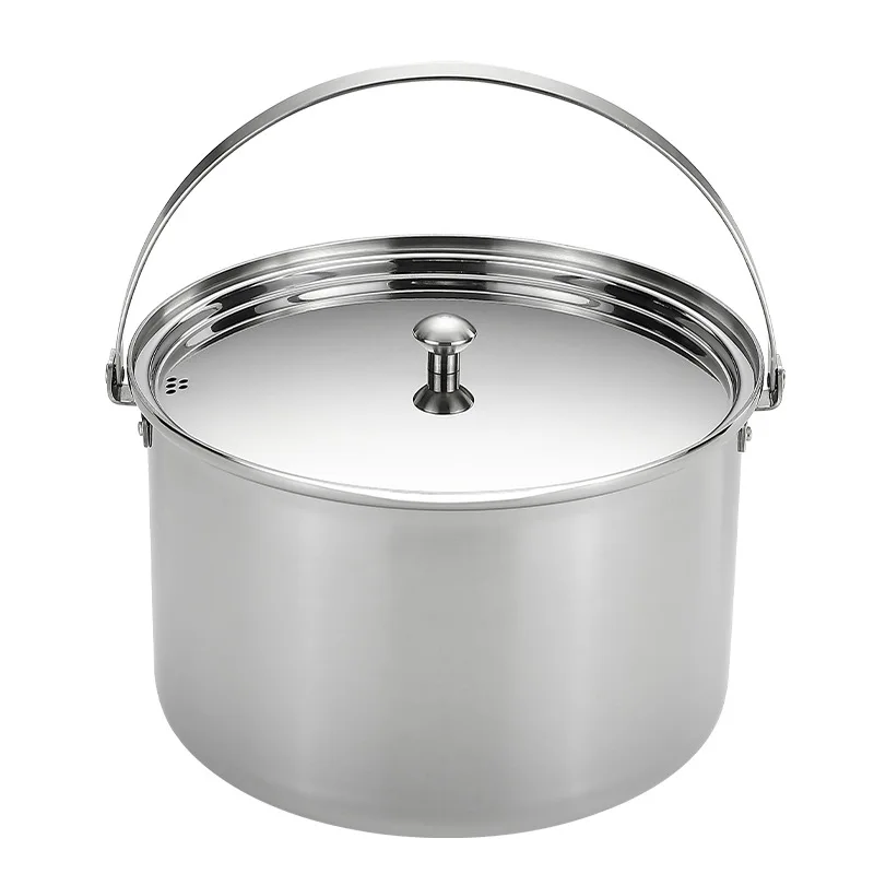 Acheter Pot suspendu de Camping Portable 8L, ustensiles de cuisine d' extérieur pour Camping randonnée pêche