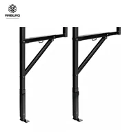 250 lbs Truck Rack Extendable Truck Ladder Rack Steel Ladder Rack for Duty Truck Bed Rack for Kayak Surfboard Lumber Ladder 1