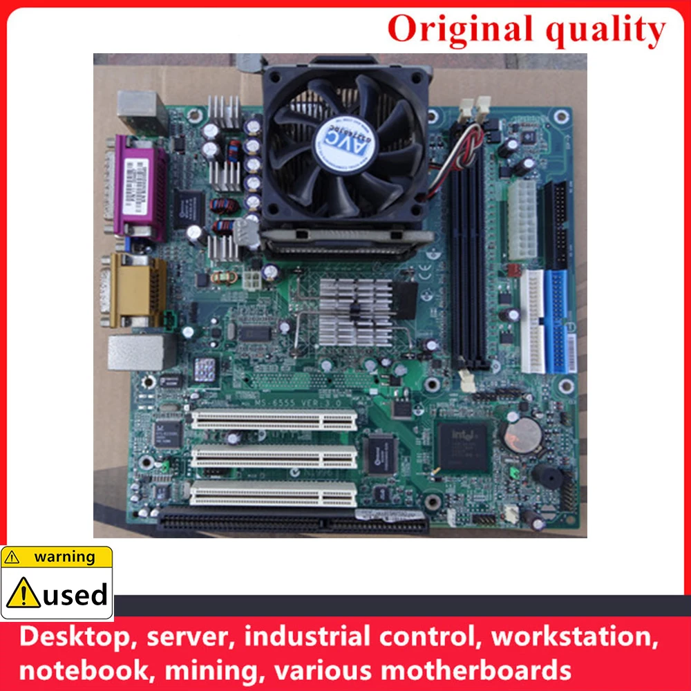 

Used For Lenovo 845 motherboard DDR MS-6555 ISA PCI VGA LPT Cutting Sparks Machine CNC machine medical Mainboard