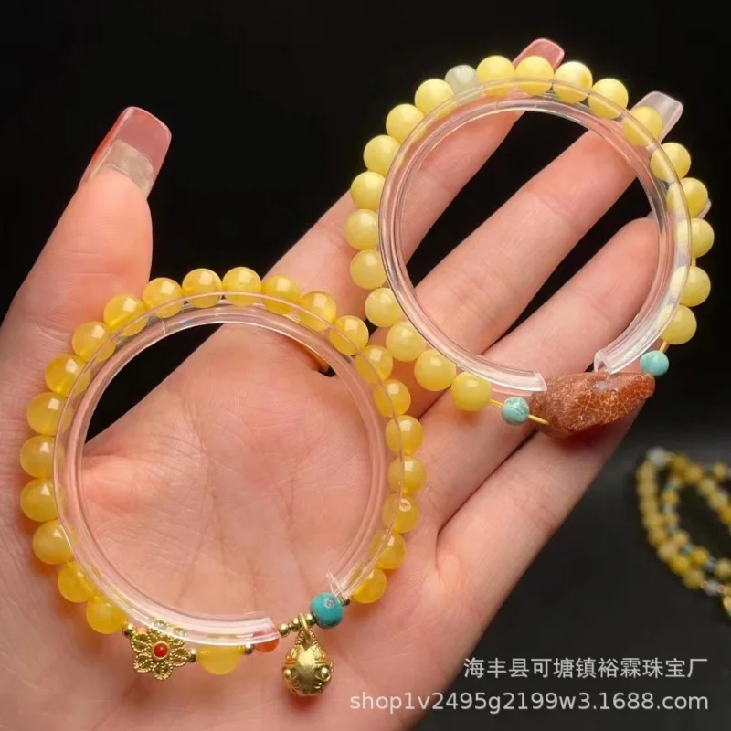 

Natural Beeswax Woven Bracelet Novel Any Match
