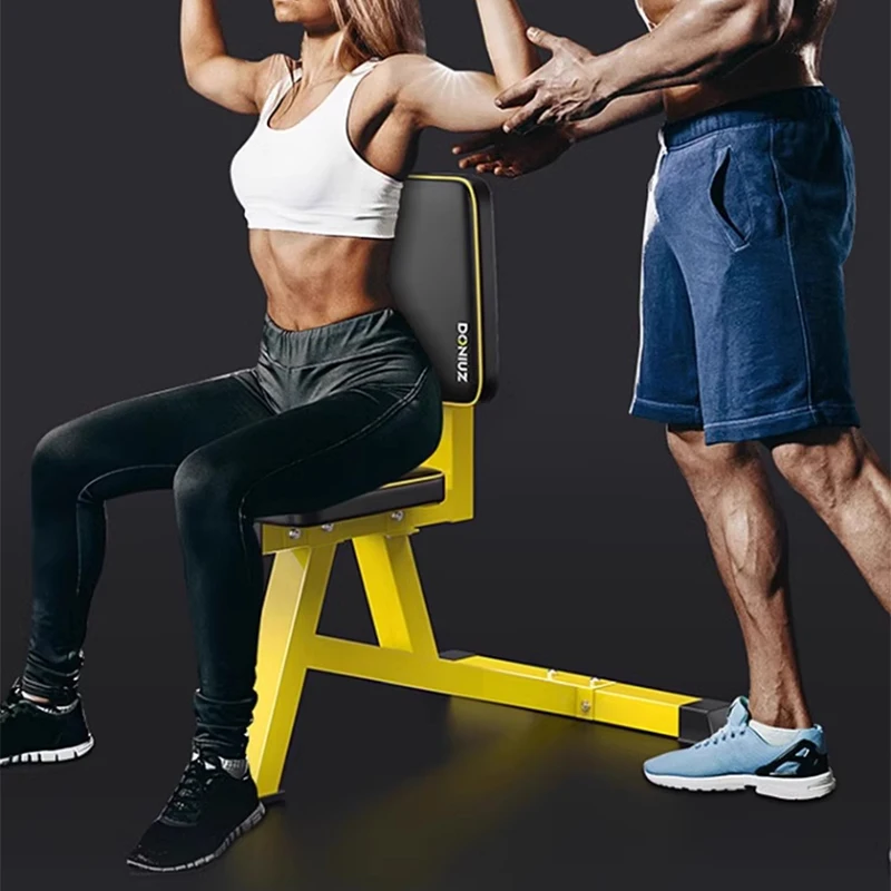 Dumbbell Shoulder Press Bench Professional Fitness Right Angle Bench Training Chair Arnold Press Tripod