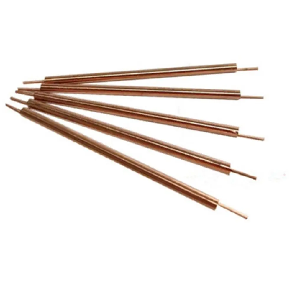 3x80x1.5mm 스폿 용접 바늘 부드러워짐 방지 알루미늄 산화물 구리 스폿 용접기 용접 핀 내식성 내마모성