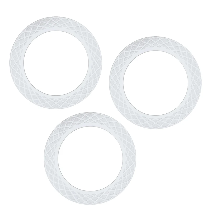 3pcs White
