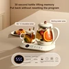 Good New 1/0.25L Pot Electric Kettle Double Pot Multi functional High Boron Heat Water Coffee Tea Timed  Home Office Gift 4