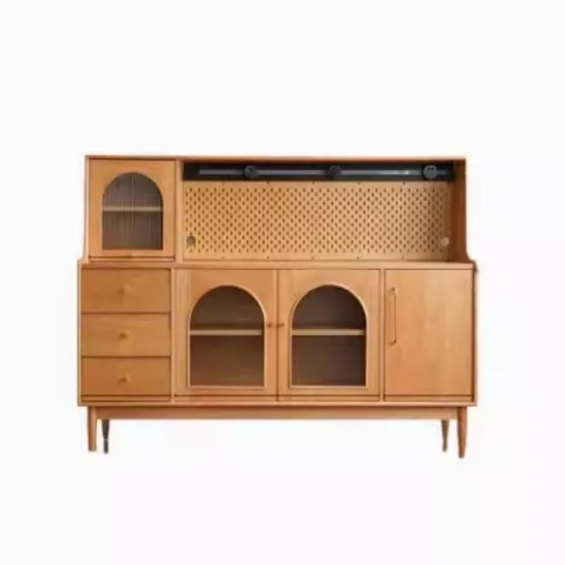 Modern Solid Wood Sideboards Multifunction Space Saving et Kitchen Cabinets Drawers Dining Room Furniture De Comedor FYSB
