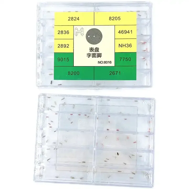 

Table repair tool accessories 2824/2836/2892/7750 watch dial face nail box solder pad foot nail watch dial face foot nail