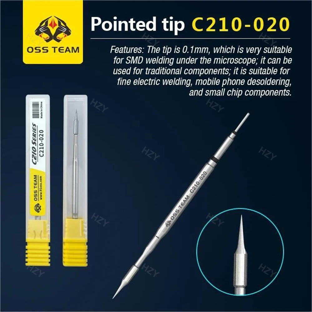 Soldering Iron Tip 2S Rapid Heating Core Efficient for JBC T210 T80 HS 02 Soldering Iron Tools Not Applicable C245