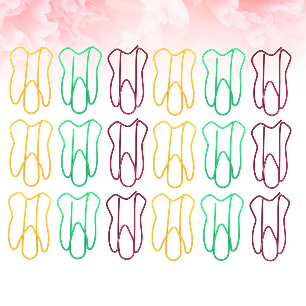 

50pcs Shaped Paper Clips Decorative Paper Clips Bookmarks Clips Page Markers for Office School Supplies ( )