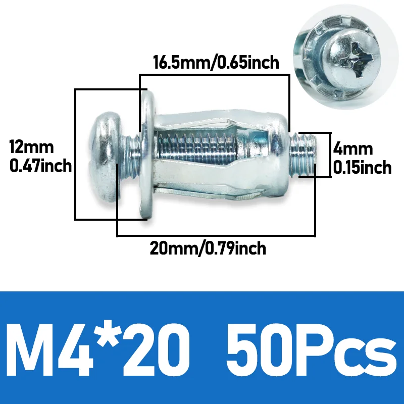 M4x20(50Pcs)