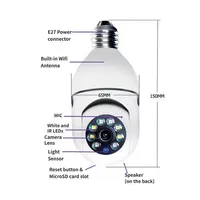 Caméra IP WiFi en forme d'ampoule 1080P, moniteur bébé sans fil, suivi IA, surveillance vidéo de sécurité, caméra pour animaux domestiques, caméra d'intérieur E27 5