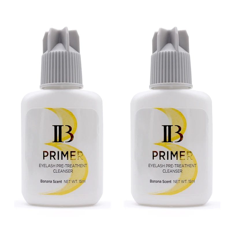 Eyelash Glue Eyelash Primer Korea Original IBeauty Primer Glue for Eyelash Extensions 15ml Professional IB Clear Banana Scent False Lash Adhesive Suppliers