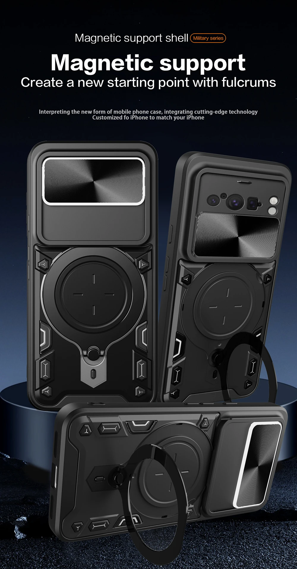 Support magnétique pour Google Pixel 8 5G, coque de protection pour objectif de caméra, fenêtre Push, Pixel8 Pro_voghion.com