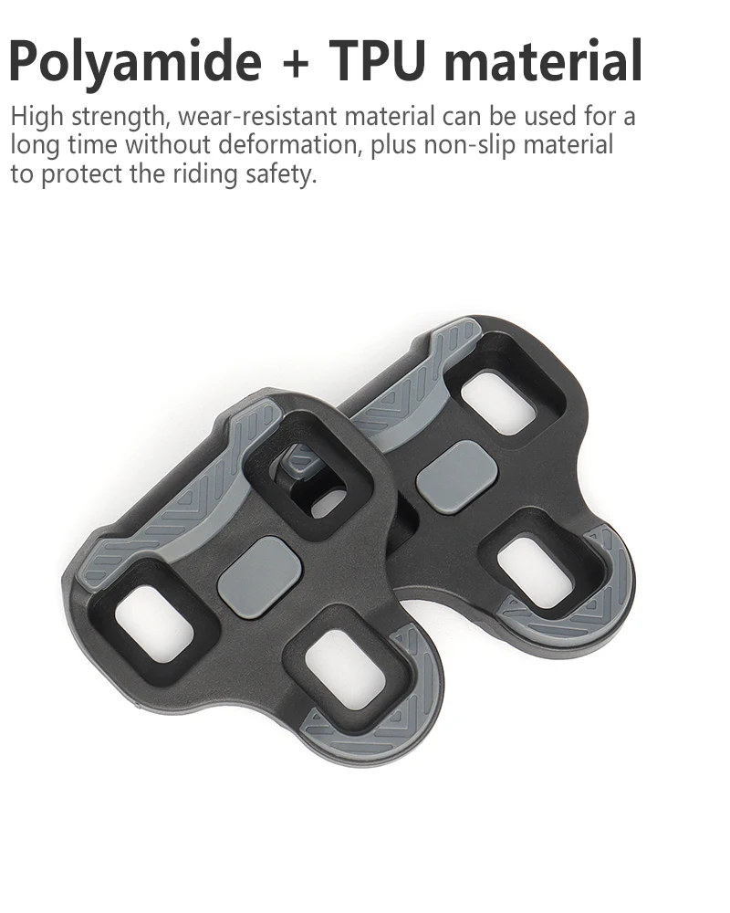 Tragen-beständig TPU Rennrad Stollen Pedal Pads Anti-slip Radfahren Locking Pedal Stollen Set Für LOOK KEO System radfahren Schuhe – Detail 3