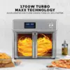 MAXX® Digital Air Fryer Oven, 26 Quart, 10-in-1 Countertop Toaster Oven & Air Fryer Combo-21 Presets up to 500 degrees, Includes 2
