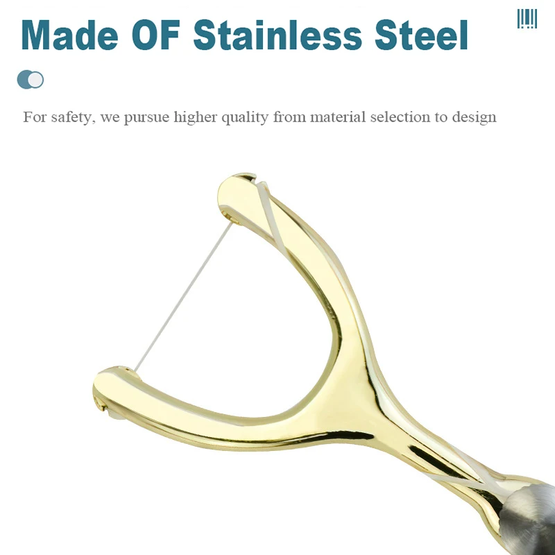 Replaceable Dental Floss Stainless Steel Y Shape Floss Holder Reusable Toothpick Portable Hilo Dental Teeth Sticks