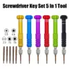 1pc 5-in-1 Multifunctional Small Screwdriver Kit Repair Tool for Eyeglass, Sunglasses, Electronics, Cellphone, Jewelry and More 3