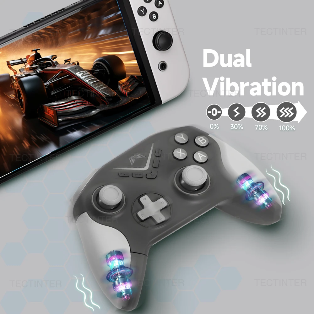 Contrôleur Sans Fil Pour Console Nintendo Switch OLED Lite Ou Manette De Jeu Pro Filaire Android Avec Batterie Rechargeable 1000mAh Pour PC