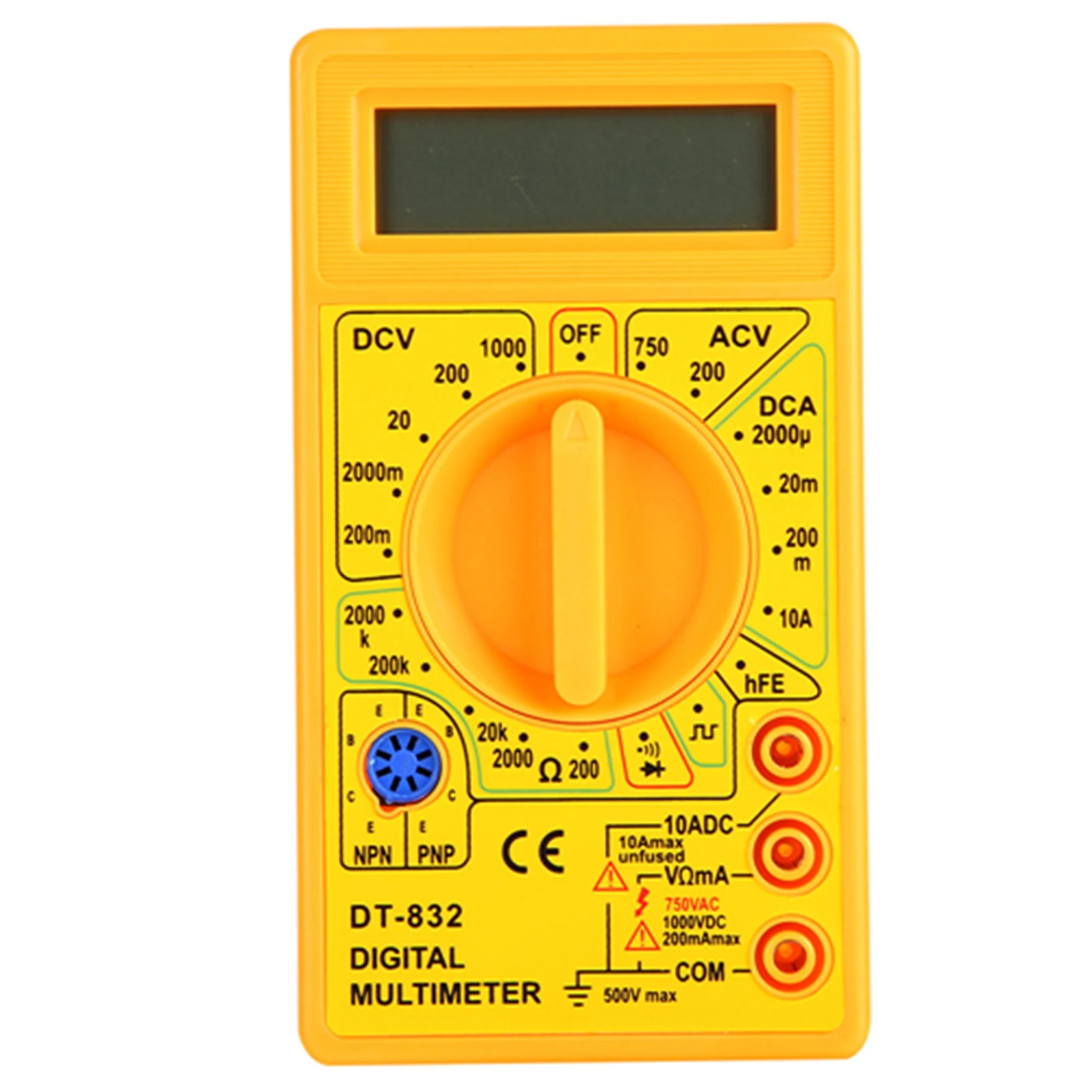 Digital Multimeter DT-832 Handheld Pocket Digital Multimeter AC/DC Voltage Current Resistance Tester with Buzzer
