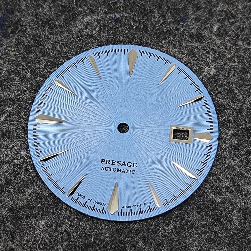 Watch Face Accessories, Watch Dial Accessories 35mm, 40mm Watch Dials DIY Textured Faces for NH35 Movement Men