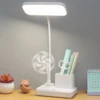 （Gift: Fan and pen holder）--3 Modes Touch Dimming USB Dimming Clip Table Lamp Student Dormitory Learning Study Table Light 1