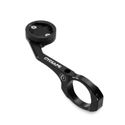 Aluminium Alloy Double-Sided Bike Computer and Headlight Mount (Black)