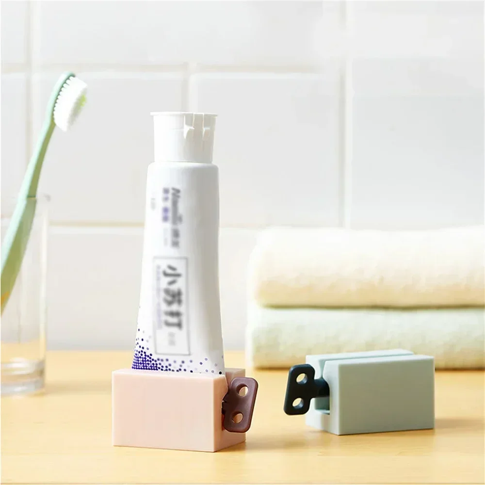 Toothpaste Squeezer Tooth Paste Dispenser Facial Cleanser Clips Tube Press Tools Dispenser Bathroom Accessories Portable