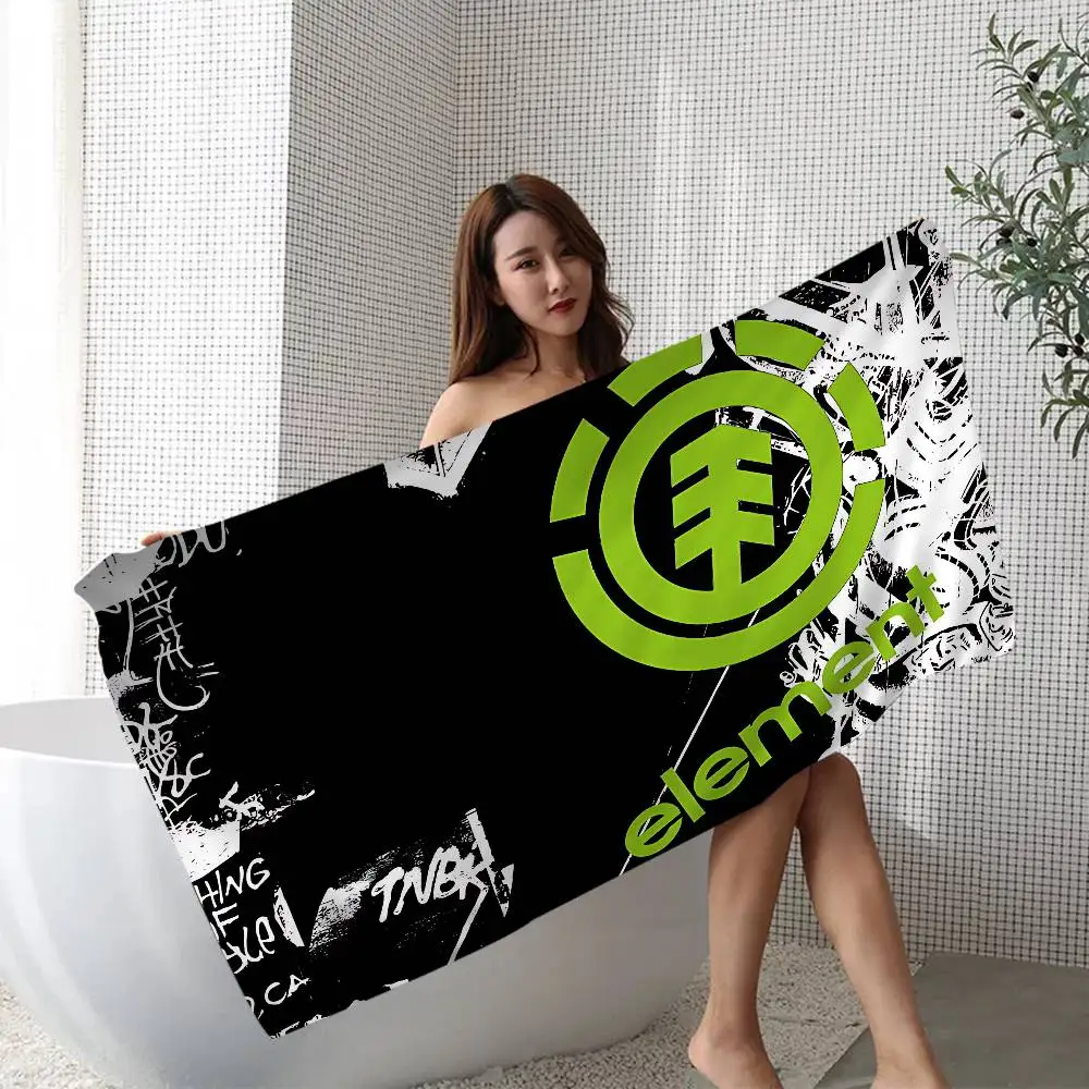 Element Skateboards Trend Microfiber Blanket Quick Drying Beach Towels Oversized Printing Super Absorbent Pool Towel Blanket