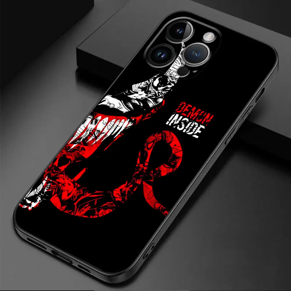 thumbnail image 1 of Marvel Cool Venom funda de teléfono para Apple iPhone XR 12 14 Pro 16 7 8 Plus 13 Mini XS Max 11 Pro 15ProMax SE, cubierta mate a prueba de golpes, 1 of 5