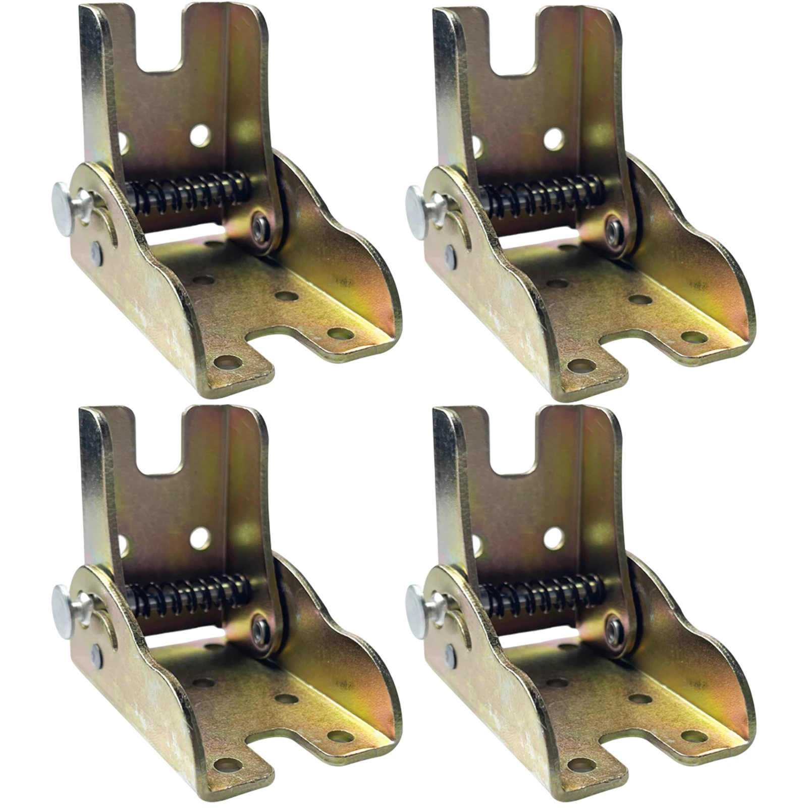 

4pcs Zinc Plated Beds Boats Folding Hinge Angle Wall Shelf Table Leg Bracket Home Accessories Extension Heavy Duty Self Locking