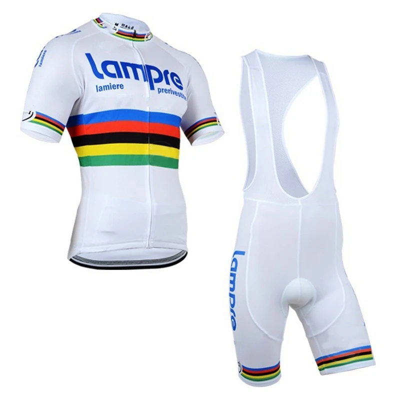 2016 pro team lampre cycling jersey set traspirante estate manica